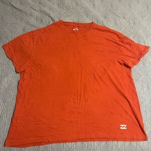 Billabong Orange/Red Short Sleeve Tee Sz XL